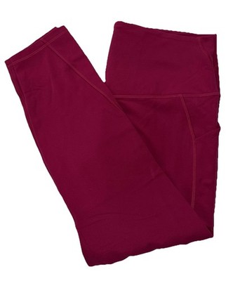 NWT LULULEMON SIZE 14 ALIGN HR 25  W/POCKETS AUTHENTIC BERRY RUMBLE $128 