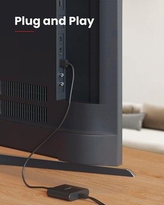 NEBULA 4K STREAMING DONGLE WITH HDR, 2GB RAM AND 8GB ROM STORAGE - BLACK