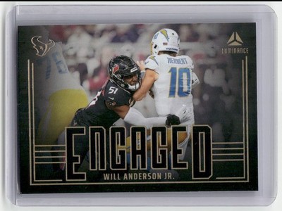 2024 Panini Luminance Engaged Will Anderson Jr. Houston Texans #5