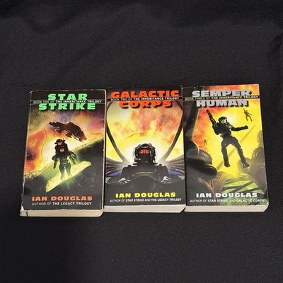 Ian Douglas Lot The Inheritance Trilogy Star Strike Galactic Corps Semper Human