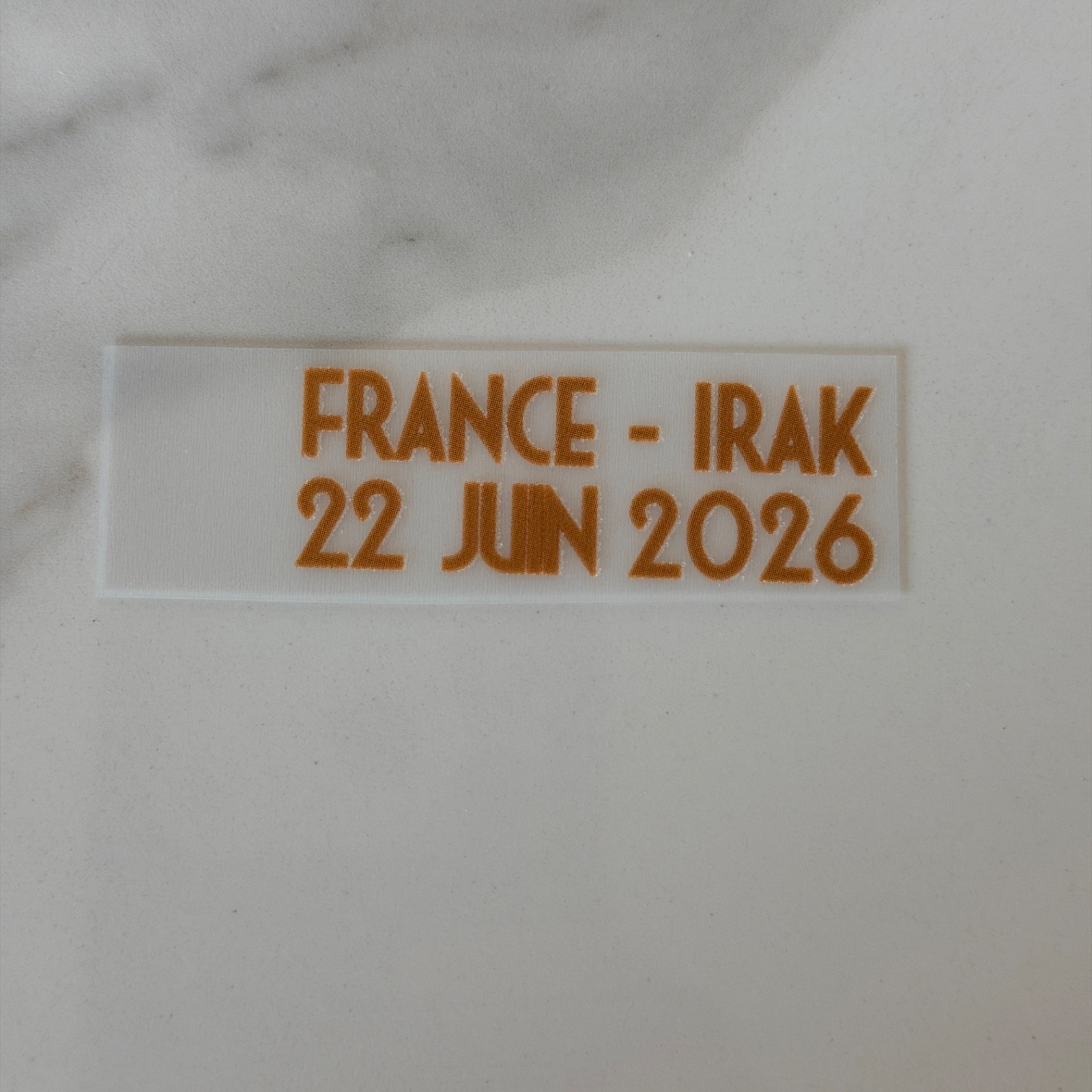 FRANCE Patch Badge MDT Match Detail World Cup 2026 Sweden Norway Iraq Spain
