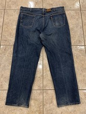 VTG Levi’s 540 Men's 42X30 Leather Tab Denim Blue Jeans USA MADE