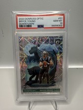 Bryce Young Downtown PSA 10 2023 Optic Football
