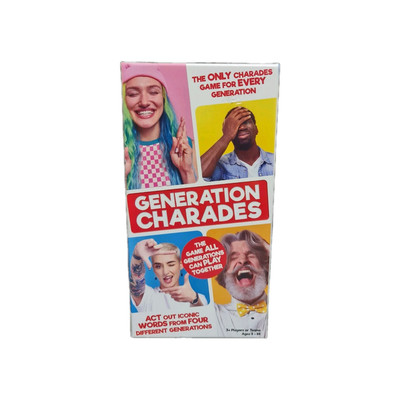 GENERATION CHARADES SPIEL - Das Spiel, das alle Generationen zusammen spielen können - 35258  