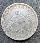 1865 Seated Liberty 25C Silver