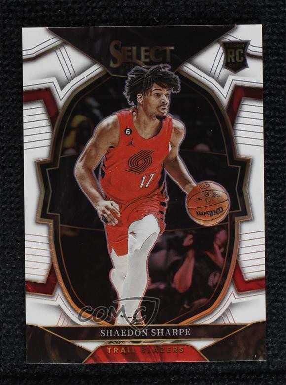 2022-23 Panini Select Concourse White Prizm 48/149 Shaedon Sharpe #71 02ez