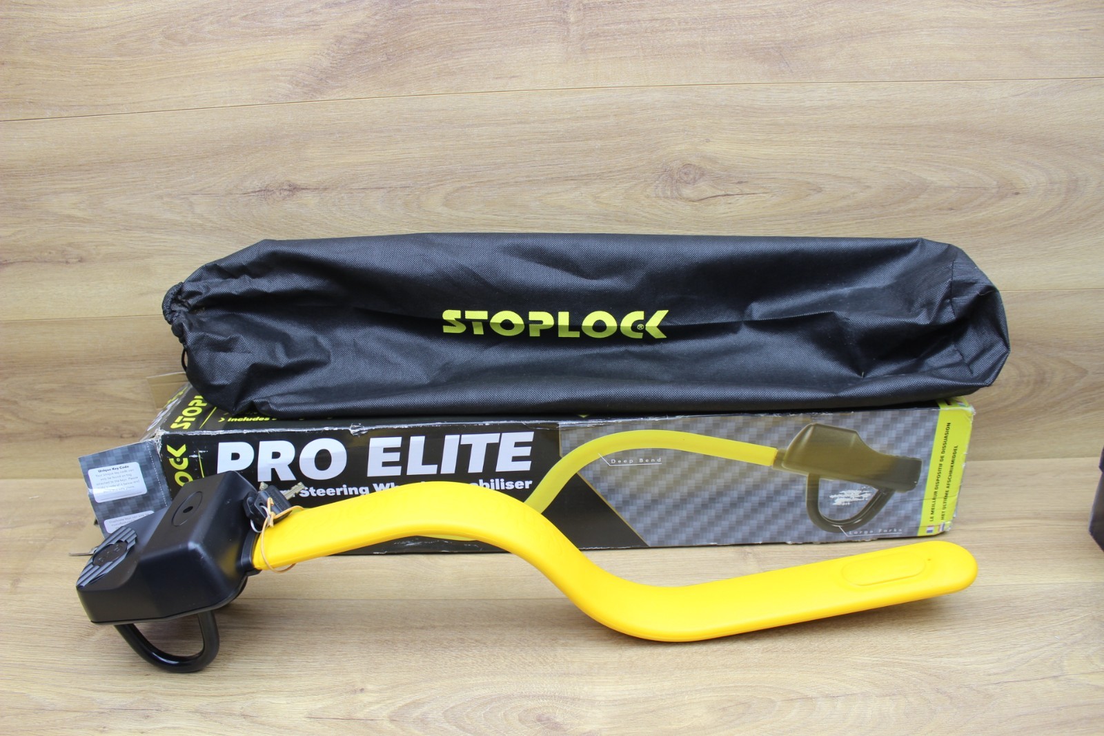 Pro Elite Car Steering Wheel Lock HG 150-00 - Safe Secure Heavy Duty