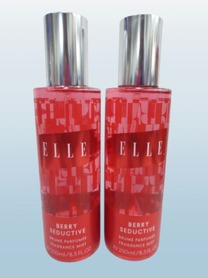 ELLE BERRY SEDUCTIVE FRAGRANCE MIST 8.5 OZ NWOB LOT OF 2
