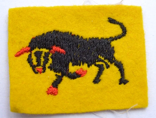 WW2 Era ~ 11th Armoured Division Formation Sign / Patch (Woven)  0045