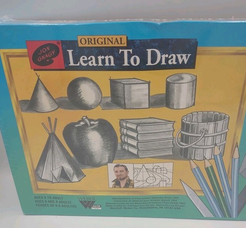 VTG Learn To Draw Art Set Kit Vintage Jon Gnagy 73129 Weber Martin - Sealed New - Picture 3 of 7