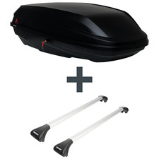 Dachbox G3 BiCube 400+ + Dachträger Menabo Ariete für Mini Clubman Typ R55 TOP