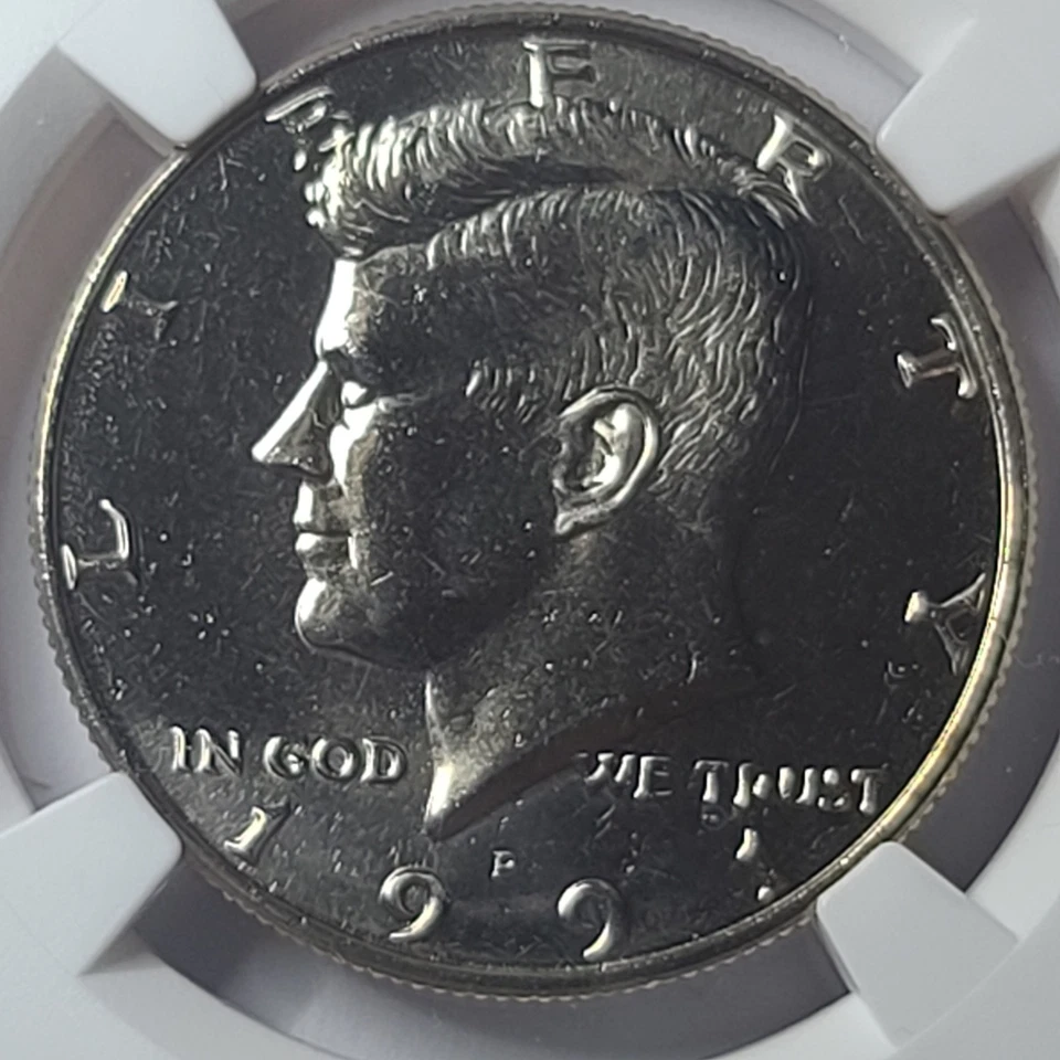 1991 P KENNEDY HALF DOLLAR NGC MS66 8163709-041 - Image 3 of 4