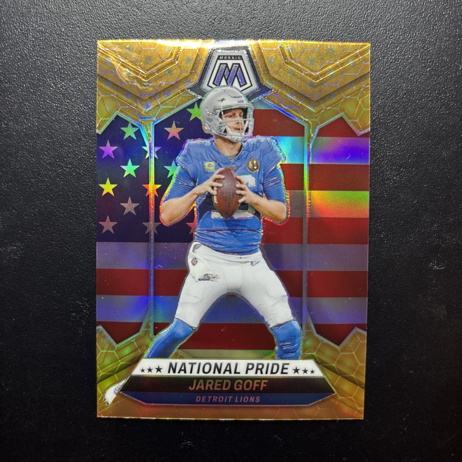 2024 Panini Mosaic - National Pride Jared Goff #252 Honeycomb Prizm