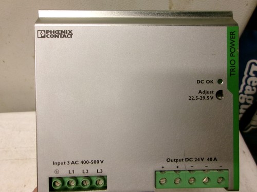 Phoenix Contact TRIO-PS/3AC/24DC/40 DIN Rail Power Supply 24VDC 40A 2866404