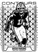 2024 Panini Phoenix #CON-MPS Micah Parsons Contours Pandora