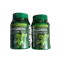 2 pack Ashwagandha Complex  60 Capsules EXP 8/26 NEW
