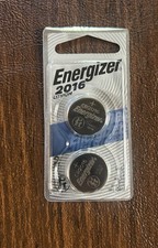 ENERGIZER CR2016 2 Pack, 3v Lithium Battery EXPIRE 11/2031 MADE IN JAPAN