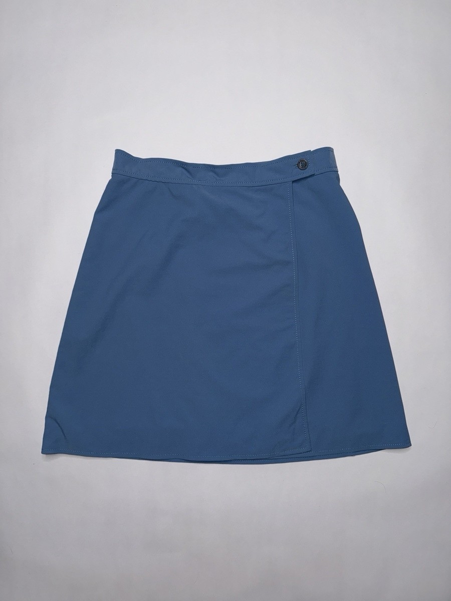 Vintage Archive Prada Spring 1996 Cornflower Blue Wrap Skirt 42