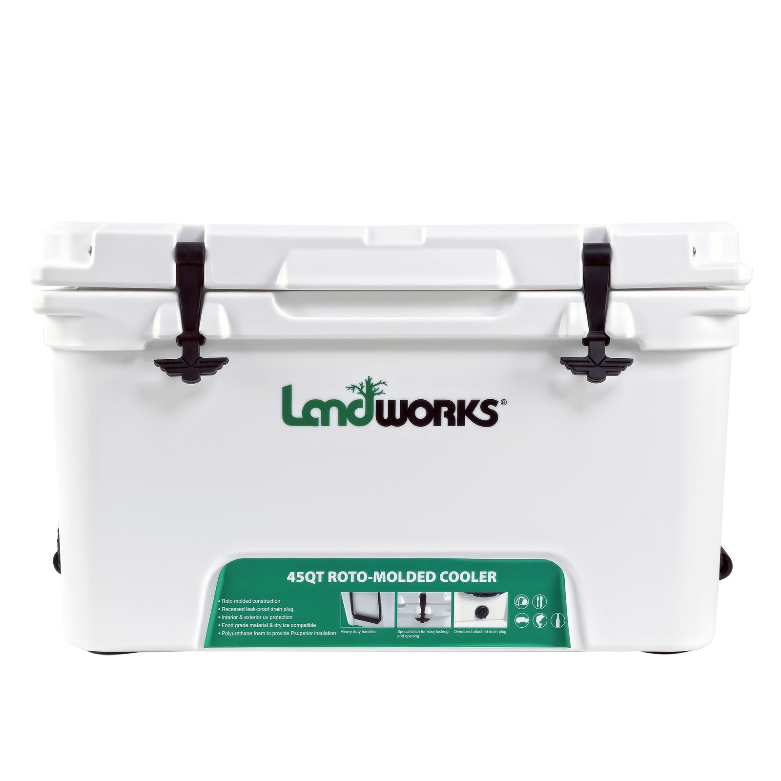 ОХЛАДИТЕЛЬ ДЛЯ ЛЬДА LANDWORKS ROTOMOLDED ДЛЯ ХРАНЕНИЯ ЛЬДА GUT146 НА 45 ТОНН В СУТКИ - БЕЛЫЙ 30190₽