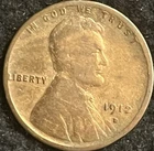 1912-D Lincoln Wheat Penny Key Date