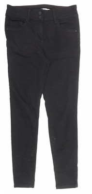 NEXT Damen Skinny Jeans schwarz Baumwolle Größe 30 in L29 in Slim Zip