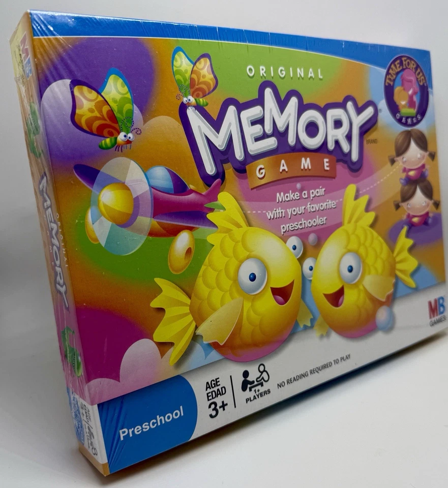 New MB Milton Bradley Hasbro Original Memory Game Preschool 3+ 2007 Brand New - Image 2 of 4