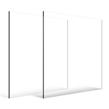 Uimoso 2-Pack Plexiglass Acrylic Sheets 24x36 Inch Plastic Sheets 1/4 Inch Thick