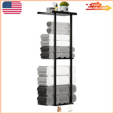 Bathroom Towel Storage Rack Wall Mounted Bathroom Towel Rack 29 inch Heavy Dut