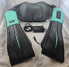 Nekteck Shiatsu Neck Shoulder Back Massager w/ Heat Deep Tissue Massage Pillow