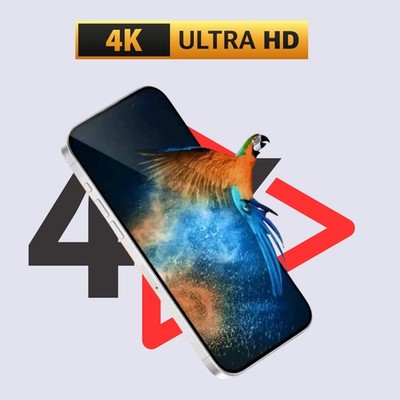 2x 4K Ultra HD Panzerfolie Echt Glas für iPhone 16 15 14 13 Pro Display Schutz