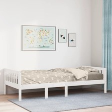 WALPLUS Children’s Bed Without Mattress White 90x190cm Solid Pine Wood