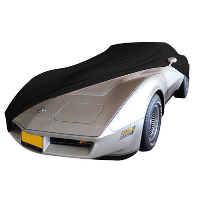 Indoor Autoabdeckung  passend für Corvette C3 bespoke Berlin Schwarz Schutzhü...