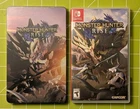 Monster Hunter Rise Game And Steel Case Sealed! Mint! Nintendo Switch! Clean