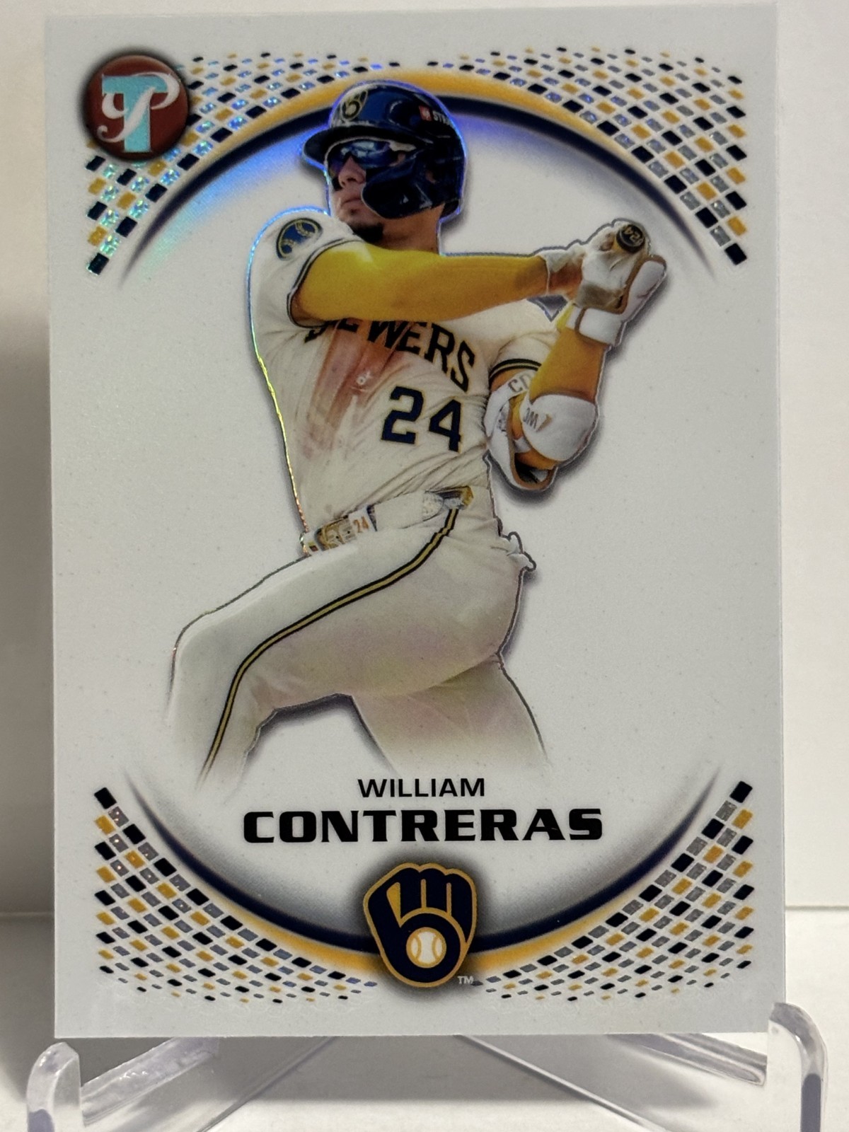 2026 Topps Pristine #186 William Contreras Refractor Milwaukee Brewers