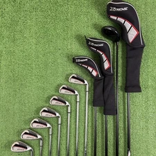 Callaway Xtreme Golf Set Driver Woods Hybrid Irons 5-PW SW Uniflex Stiff Flex RH