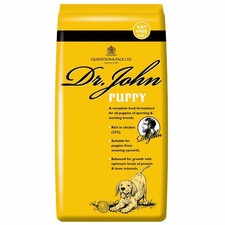 Dr John Dry Puppy Food with Chicken - Ideal for Young Working Dogs - 10kg 3.10 per kilo