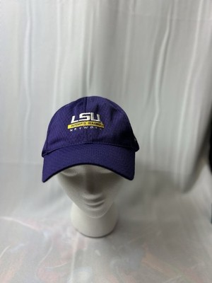 Vintage Port Authority Purple Mesh OSFA LSU Sports Radio Network Bud Light Cap