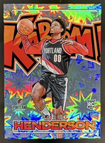 2023-24 Panini Crown Royale Scoot Henderson Kaboom SSP RC #5 Trail Blazers