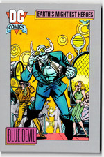 Blue Devil DC Comics Earth's Mightiest Heroes 1992 Series #37 Trading Card