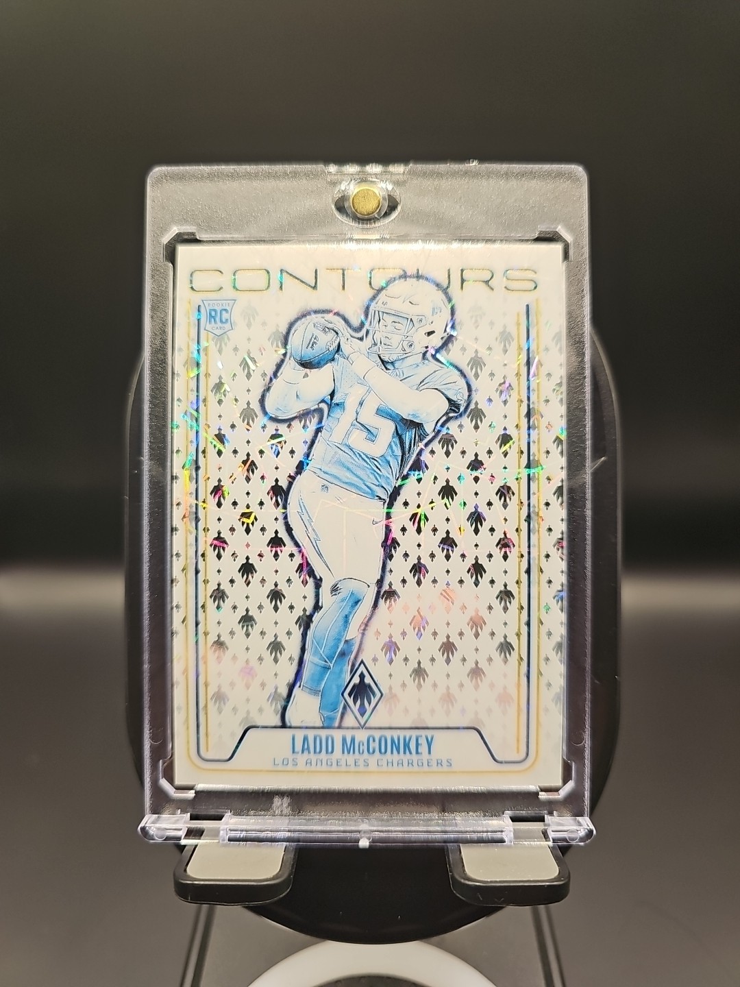 2024 Panini Phoenix - Contours Ladd McConkey #CON-LMY Lazer (RC)