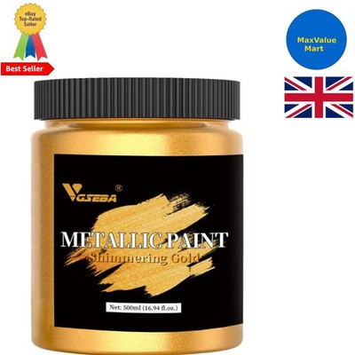 Luxus Acryl Goldfarbe 16,94oz/500ml - Atemberaubendes Finish für alle Projekte