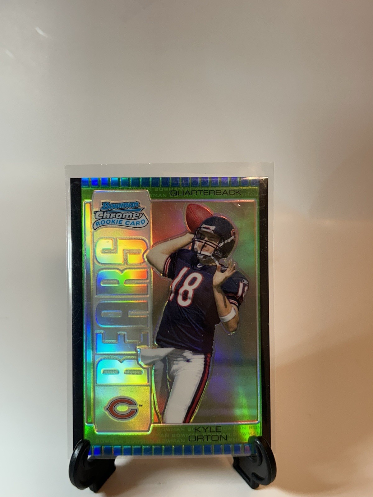 Kyle Orton Bowman Chrome #112 Green Refractor