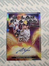 2024 Topps Cosmic Chrome Christian Yelich Auto Insert Variation SFA-CY Brewers