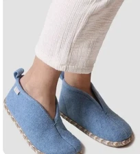 NIB Toni Pons' Doria Cozy Slipper Shoes Texan Blue SZ 40 EUR 9.5 US