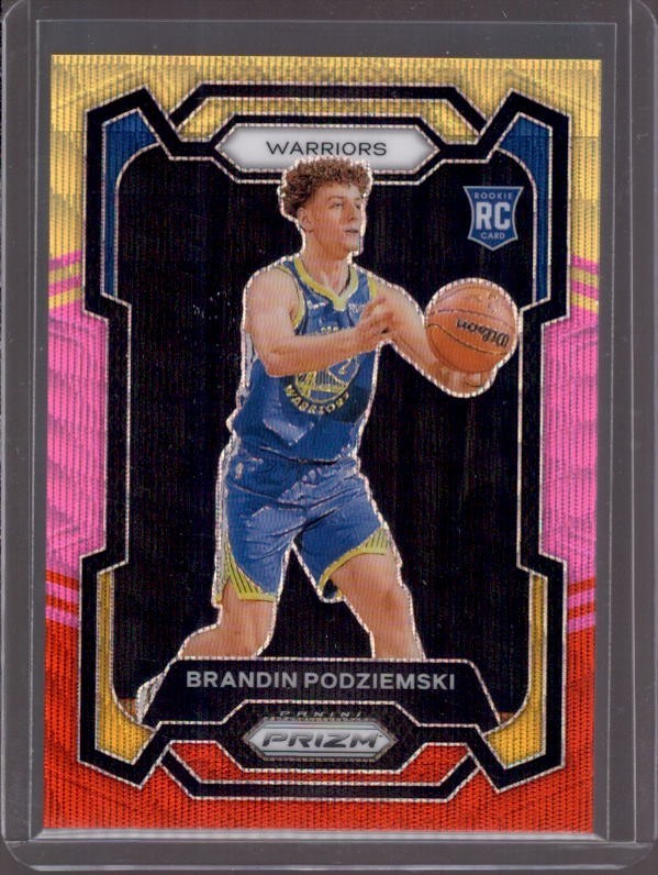 BRANDIN PODZIEMSKI 2023-24 Panini Prizm #147 Multi Wave Prizms Rookie RC #82/88