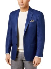 Ralph Lauren Men's Navy Classic Fit Neat UltraFlex Sport Coat 38 R yse1626