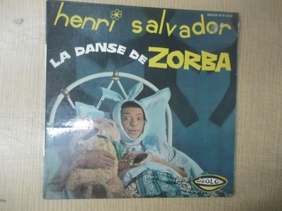 Vinyl Schallplatte 45 T / Henri Salvador ''La Danse de Zorba, Sophia, Loin sur les grand