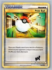 Poke Ball 95/123 Uncommon HeartGold & SoulSilver Pokemon Moderately Played