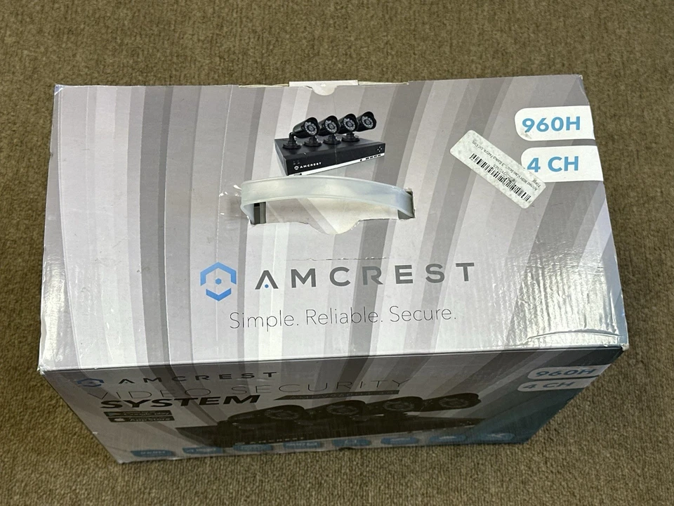 Amcrest AMDV960H4-4B 4 Channel Bullet Security System 500GB Camera - Image 3 of 4