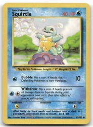 Squirtle 63/102 Base Set Common